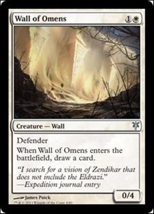 Magic the Gathering: Duel Decks: Sorin vs. Tibalt (Base Set) card 4 Wall of Omens