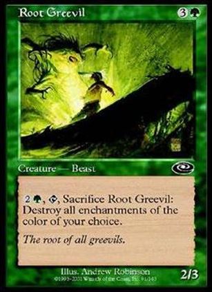 Magic the Gathering: Planeshift (Base Set) card 91 Root Greevil