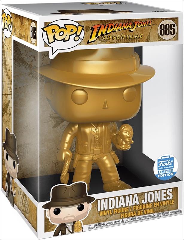 POP! Disney figure 885-C Indiana Jones (Gold) (10 Inch) Funko Shop