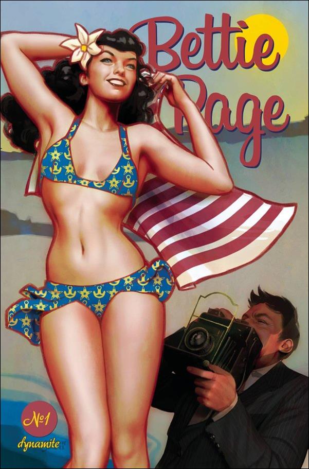 Bettie Page (2023) issue 1-C Rebeca Puebla Cover