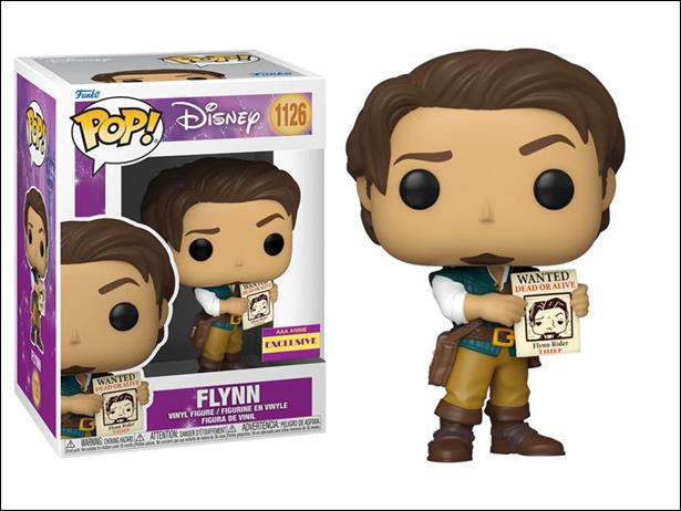 POP! Disney figure 1126 Flynn (with poster)