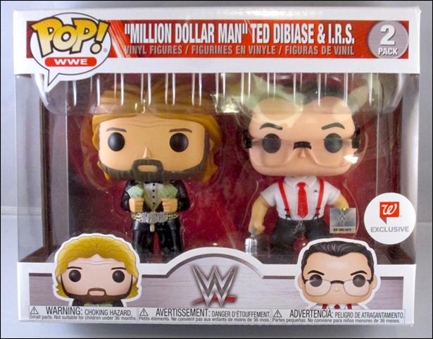 Pop! WWE Multi-Packs figure nn6 "Million Dollar Man" Ted Dibase and I.R..S.