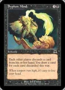 Magic the Gathering: Onslaught (Base Set) card 175 Syphon Mind