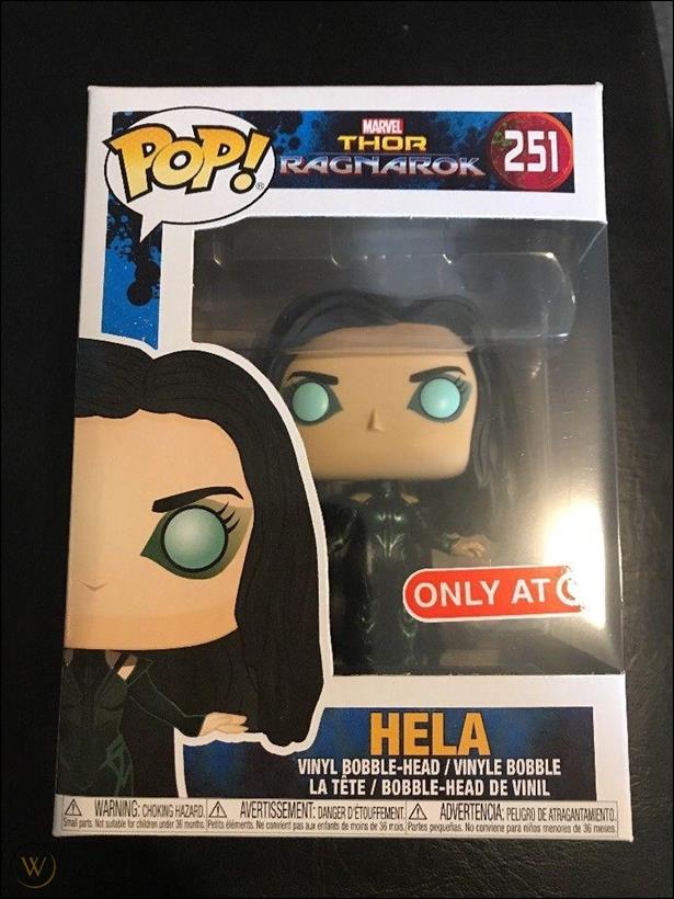 POP! Marvel figure 251 Hela without helmet (Target Exclusive)