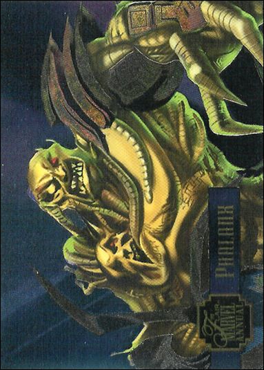 Marvel Annual Flair '95 (PowerBlast Subset) card 24 Phalanx