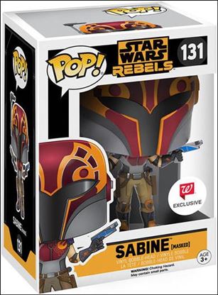 POP! Star Wars figure 131 Sabine Wren (Masked) Walgreens Exclusive