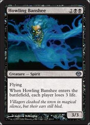 Magic the Gathering: Duel Decks: Garruk vs. Liliana (Base Set) card 43 Howling Banshee