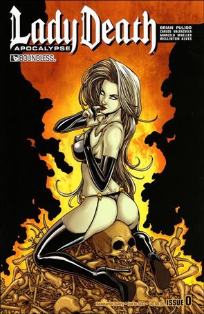 Lady Death: Apocalypse issue 0-J Kickstarter Sultry Cover 1/500