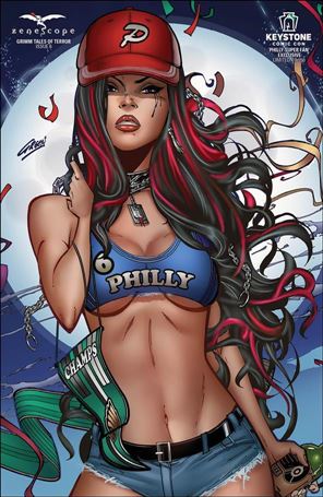Grimm Tales of Terror Volume 4 issue 6-G Paul Green Keystone Comic Con Cover 1/350      