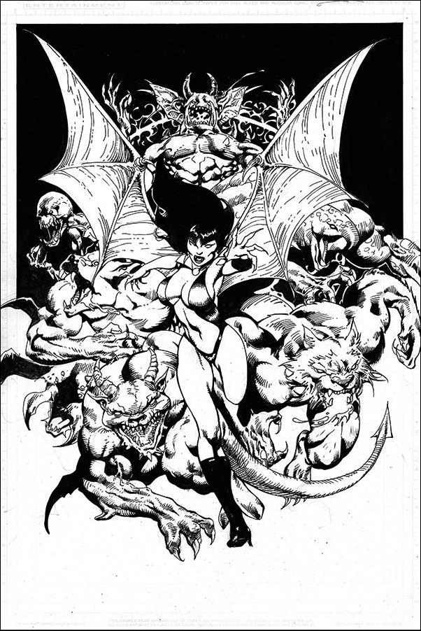 Vengeance of Vampirella (2019) issue 12-J Roberto Castro 1:21 Black & White Virgin Cover