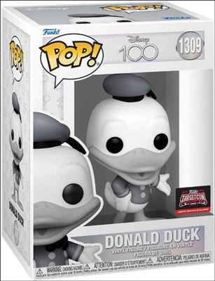 POP! Disney figure 1309 Donald Duck (B&W) Target Con Exclusive