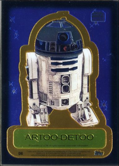 Star Wars Chrome Archives (Double-Sided Chromium Subset) card D8 Artoo-Detoo