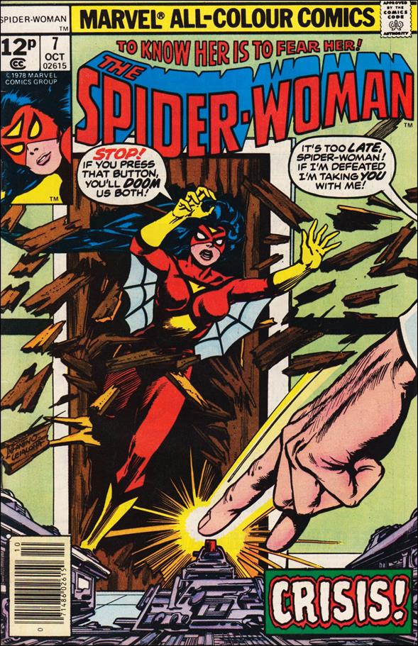 Spider-Woman (1978) issue 7-B UK Price Cover