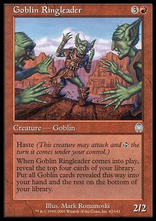 Magic the Gathering: Apocalypse (Base Set) card 62 Goblin Ringleader