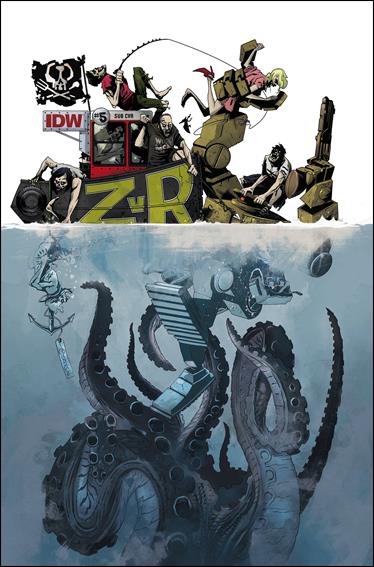 Zombies vs Robots (2015) issue 5-B Mark Torres Subscription Cover