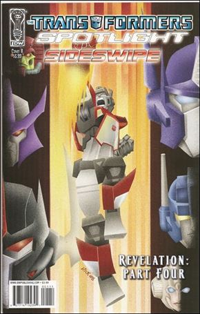 Transformers Spotlight issue nn19-B Sideswipe - Nick Roche Cover
