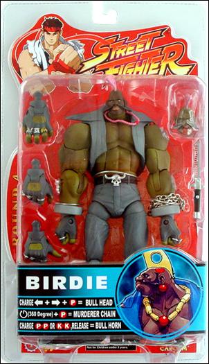 Street Fighter (Round 4) figure 2-C Birdie (Gray Wrist and Pink Mohawk)