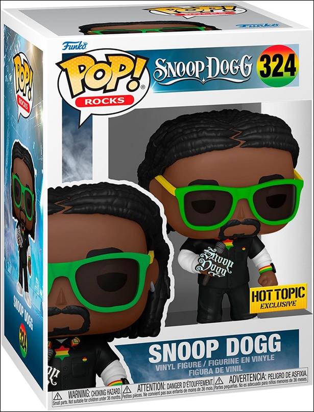 Pop! Rocks figure 324 Snoop Dogg Hot Topic Exclusive