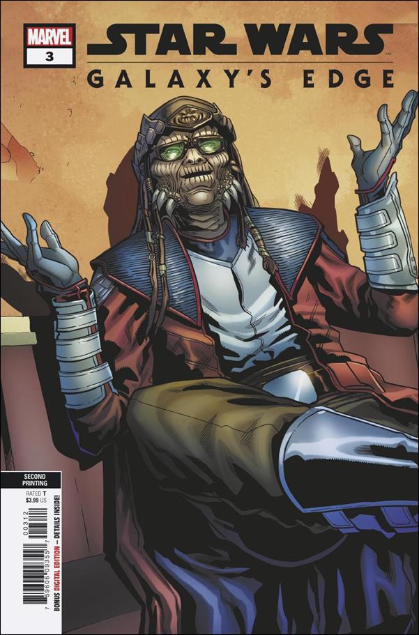 Star Wars: Galaxy's Edge issue 3-C Will Sliney Cover (2nd Printing)
