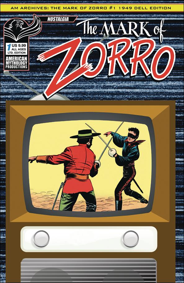 AM Archives: The Mark of Zorro #1 1949 Dell Edition issue 1-B Limited Edition Cover 1/350