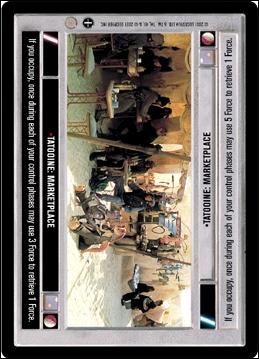 Star Wars: Coruscant Limited (Base Set) card 76 Tatooine: Marketplace