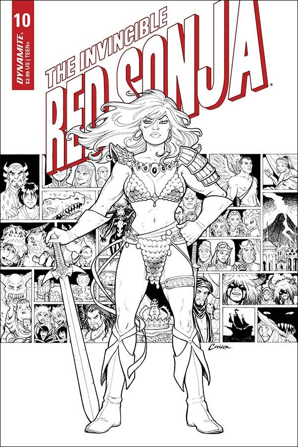 Invincible Red Sonja issue 10-Q Amanda Conner 1:15 Cover