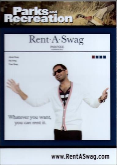 Parks and Recreation: Seasons 1 - 4 card 85 www.RentASwag.com