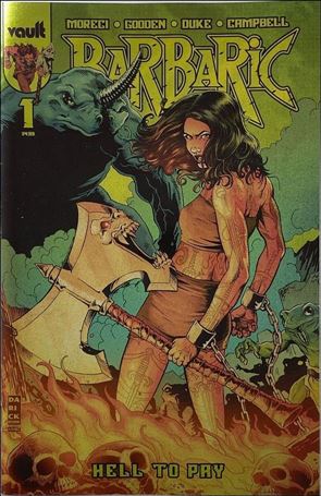 Barbaric: Hell to Pay issue 1-F Darick Robertson 1:100 Foil Cover