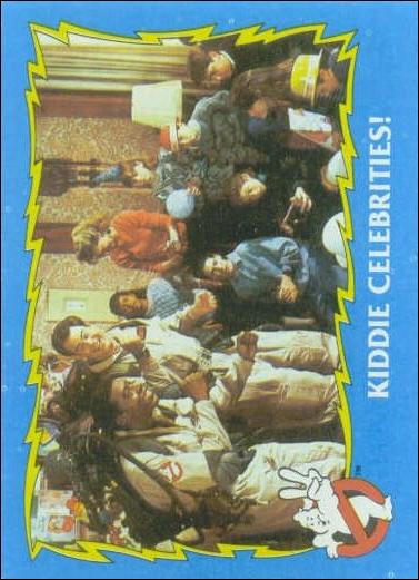 Ghostbusters II (Base Set) card 9 Kiddie Celebrities!