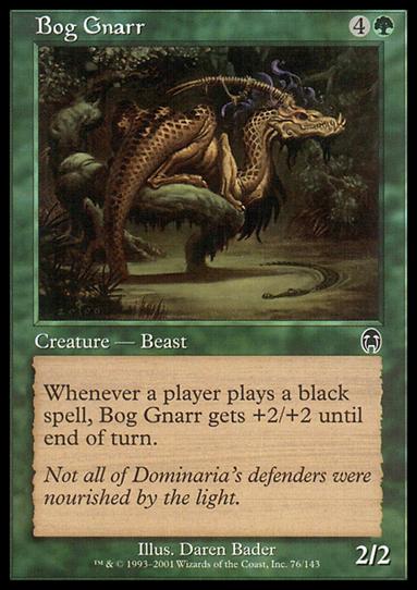 Magic the Gathering: Apocalypse (Base Set) card 76 Bog Gnarr