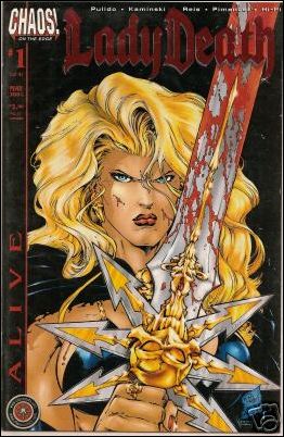Lady Death: Alive issue 1-B Red Foil Cover