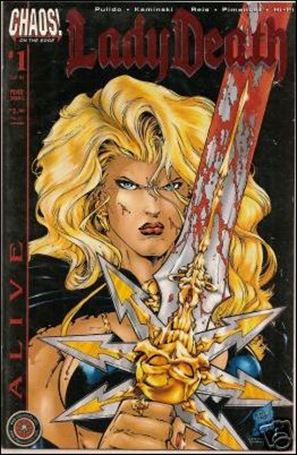 Lady Death: Alive issue 1-B Red Foil Cover