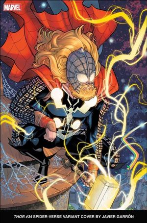 Thor (2020) issue 34-B Javier Garrón Spider-Verse Cover