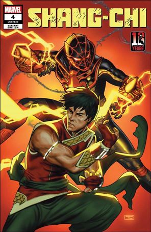 Shang-Chi (2021) issue 4-B Taurin Clarke Miles Morales 10th Anniversary Cover