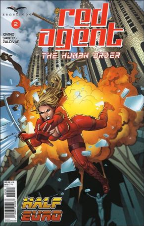 Red Agent: The Human Order issue 2 Richard Ortiz Cover