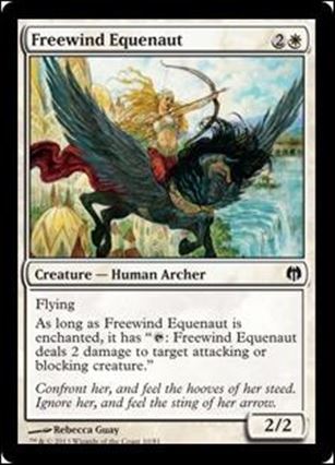 Magic the Gathering: Duel Decks: Heroes vs. Monsters (Base Set) card 10 Freewind Equenaut