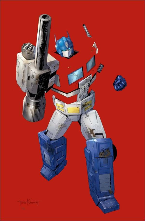 Transformers (2023) issue 17-K Retailer Ex. Tyler Kirkham Neg. Bleed Virgin Cover