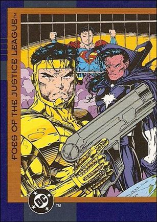 DC Cosmic Teams (Base Set) card 28 Foes of the Justice League: Card 1