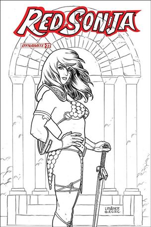 Red Sonja (2019) issue 22-G Joseph Michael Linsner 1:10 Black & White Cover