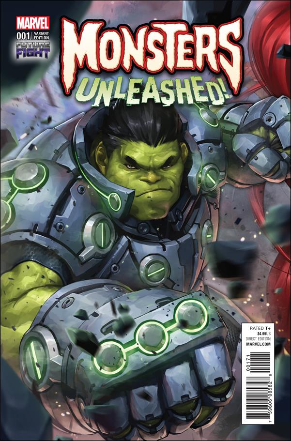 Monsters Unleashed (2017/03) issue 1-I Jee-Hyung Lee "Future Fight" 1:25 Cover
