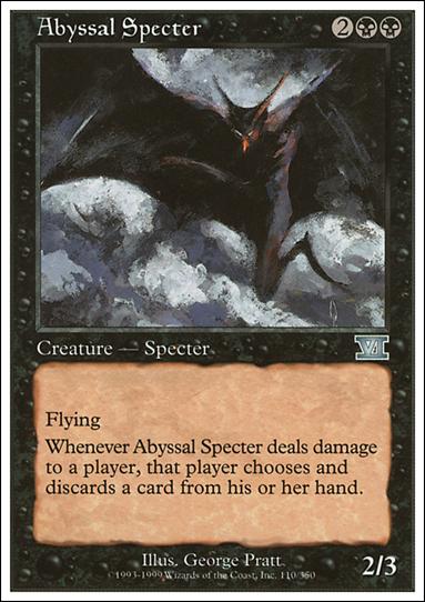 Magic the Gathering: 6th Edition (Base Set) card 110 Abyssal Specter