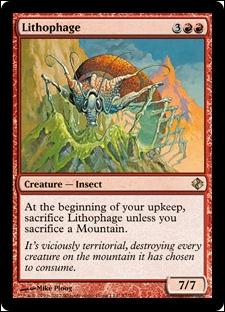 Magic the Gathering: Duel Decks: Venser vs. Koth (Base Set) card 57 Lithophage