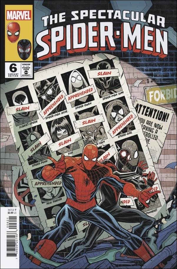 Spectacular Spider-Men issue 6-C Elizabeth Torque Homage Cover