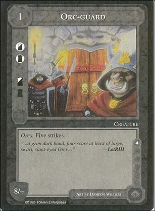 Middle-Earth: The Wizards (Base Set) card 322 Orc-guard