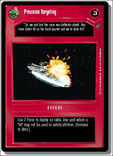 Star Wars: Dagobah Limited (Base Set) card 36 Precision Targeting
