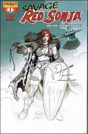 Savage Red Sonja: Queen of the Frozen Wastes issue 1-F Frank Cho RRP 1:50 Cover