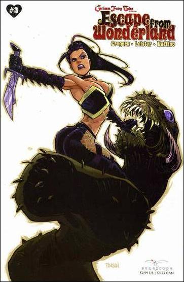 Escape from Wonderland issue 3-B Dan Panosian Cover