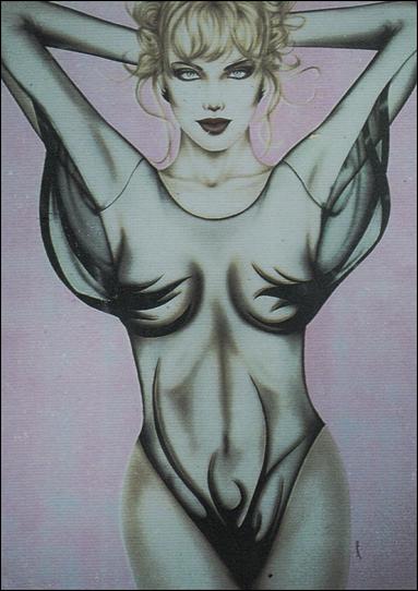 Jennifer Janesko Premier Pinups (Base Set) card 3 Like An Angel