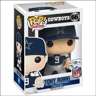 Pop! Football (NFL) figure 66 Tony Romo (Toys R Us Exclusive)