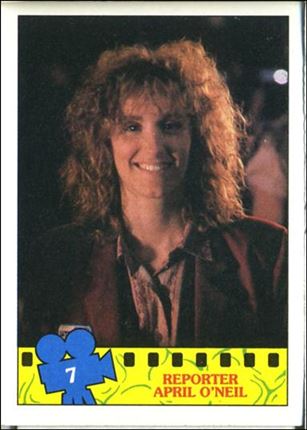 Teenage Mutant Ninja Turtles Movie (Base Set) card 7 Reporter April O'Neil